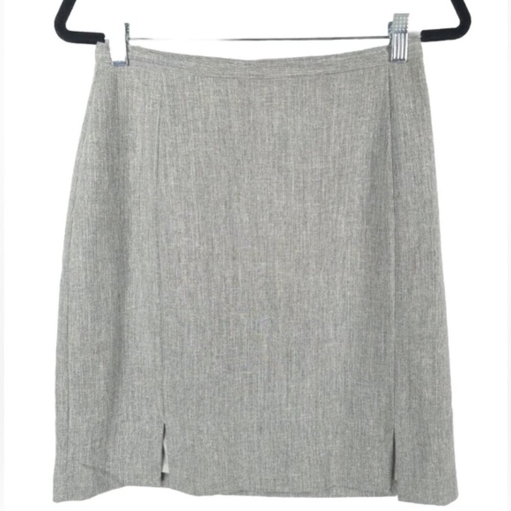 CAROLL PARIS Made in FRANCE 🇫🇷 LINEN Blend Slits Skirt ST.‎ BJ232121 Size 40